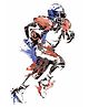 RoomMates Football Champion Giant Wall Decal - Multicolour 