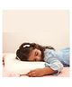The White Willow Memory Foam Neck Support Sleeping Bed Pillow for Kids with Removable Zip Cover - Green