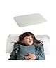 The White Willow Junior Size Memory Foam Pillow for Kids with Organic Bamboo Removable Zip Cover - White