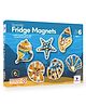 Toy Kraft Shells Fridge Magnets Kit - Multicolour
