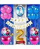 Shopperskart Frozen Themed 2nd Birthday Decoration Combo - Pack of 74