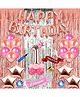 Shopperskart 1st Birthday Decoration Combo Rose Gold - Pack of 75