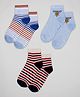 The Sandbox Clothing Co Striped Pair Of 3 Socks  - Multi Color