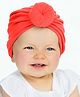 Syga Turban Wrapped Style Cap Red - Circumference 32 cm