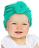 Syga Turban Wrapped Style Cap Green - Circumference 32 cm