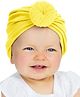 Syga Turban Wrapped Style Cap Yellow - Circumference 32 cm