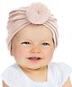 Syga Turban Wrapped Style Cap Cream - Circumference 32 cm