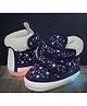 Chiu Star Print LED Light Chu Chu Musical Sound  Booties - Blue