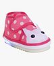 Chiu Dots Print LED Booties With Chu Chu Musical Sound - Pink