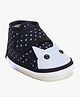 Chiu Dots Print LED Booties With Chu Chu Musical Sound - Black