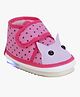 Chiu Dots Print LED Booties With Chu Chu Musical Sound - Pink