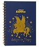Smily Kiddos Spiral Unicorn Single Ruled Notebook - 80 Pages
