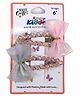 Smily Kiddos Shiny Bow Hair Snap Clip Set Multicolor - 2 Pieces