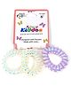 Smily Kiddos Hair Tie Set Pack Of 3 - Multicolor