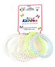 Smily Kiddos Spiral Hair Tie Set of 6 - Multicolor