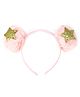Smily Kiddos Fluffy Star Applique Hair Band - Pink