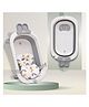 INFANTSO Folding Baby Bath Tub with Support Bath Net - Grey