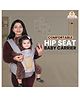 INFANTSO 4-in-1 Adjustable Hip SEAT Baby Carrier Soft & Comfortable with Safety Belt, Multi-Utility Pockets and Wide Cushioned Straps - Grey