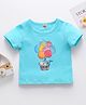 Kookie Kids Half Sleeves Tee Balloon Print - Blue