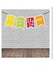 Funcart Polka Dot Half Birthday Banner Multicolor - 150 cm