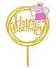 Funcart Cartoon Themed Birthday Cake Topper - Pink