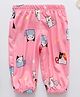 Kookie Kids Full Length Lounge Pant Kitty Print - Pink