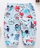 Kookie Kids Full Length Stripe Lounge Pant Vehicle Print - Blue