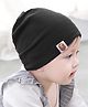 Syga Small Knitted Cap Black - Circumference 40 to 55 cm