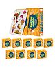 Wondrbox Spot The Match Festive India Card Game Pack of 10 - Multicolour