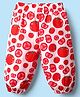 Kookie Kids Full Length Lounge Pants Tomato Print - Red White