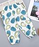 Kookie Kids Full Length Lounge Pants Avocado Print - Multicolor