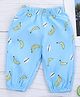 Kookie Kids Full Length Lounge Pants Banana Print - Blue