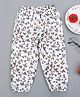 Kookie Kids Full length Lounge Pant Floral Print - White