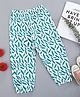 Kookie Kids Full Length Lounge Pant Leaf Print - Green