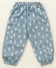 Kookie Kids Full Length Lounge Pants Tree Print - Blue
