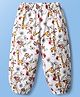 Kookie Kids Full Length Lounge Pant Animal Print - White