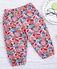 Kookie Kids Full Length Lounge Pants Flower Print - Multicolor
