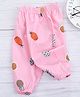 Kookie Kids Full Length Lounge Pants Fruit Print - Pink
