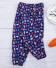 Kookie Kids Full Length Lounge Pants Animal Print - Blue