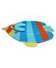 My Milestones Tummy Fish Playmat With Sensory Pillow - Rainbow Blue