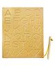 FunBlast Wooden Capital Alphabet Tracing Board - Brown