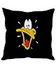 Stybuzz Crazy Duck Cushion Cover - Black