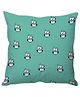 Stybuzz Funny Faces Cushion Cover - Green