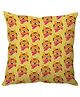 Stybuzz Kitty Faces Cushion Cover - Yellow And Red