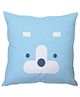 Stybuzz Bear Face Cushion Cover - Blue