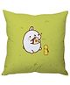 Stybuzz Bunny Eating Sandwich Cushion Cover - Green