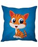 Stybuzz Happy Kitty Cushion Cover - Blue