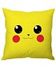 Stybuzz Pikachu Face Cushion Cover - Yellow