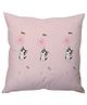 Stybuzz Funny Kitty Cushion Cover - Light Pink