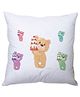 Stybuzz Bear With Cake Cushion Cover - White